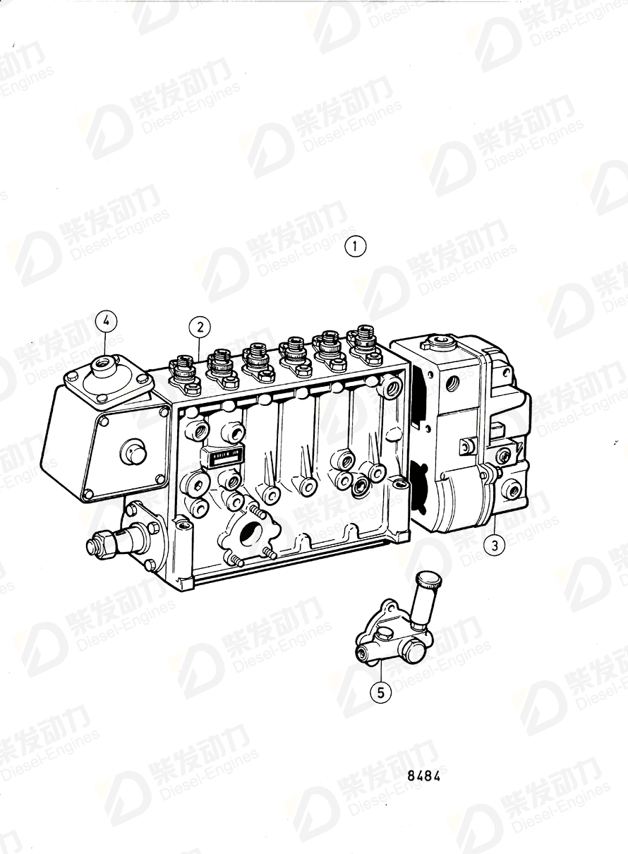 VOLVO Governor 865138 Drawing